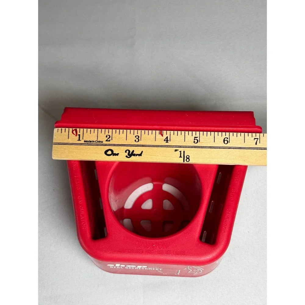 Coca Cola Shopping Cart‎ Caddy Organizer Cup Holder Pouch Red Plastic